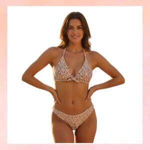 J.CrewLeopard Print Bikini Top - Size Medium